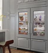 Image result for Sub-Zero Refrigerator with Glass Door