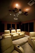 Image result for Blue Home Theater Room