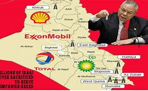 Image result for Iraq War Oil