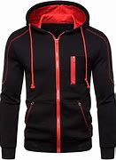 Image result for Red Hoodie Jacket with Zipper