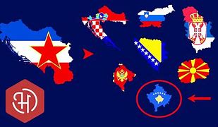 Image result for The Yugoslav Wars Map