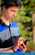 Image result for Boy Texting On Phone