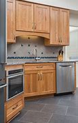 Image result for Modern Oak Kitchen Cabinets