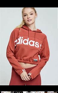Image result for Adidas Crop Hoodie and Nails Girls