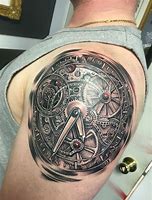 Image result for Old Clock Tattoos