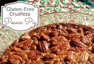 Image result for Crustless Pecan Pie