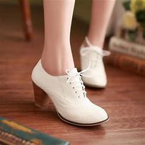 Image result for Women's Low Heel Oxford Shoes