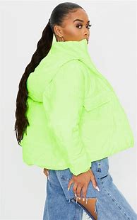 Image result for Lime Green Puffer Jacket
