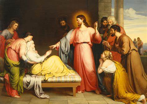 Jésus guérit la belle-mère de Pierre (évangile de Marc 1,29) - Dreuz.info