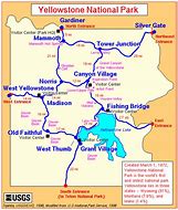 Image result for Detailed Map of Hayden Valley Yellowstone