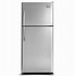 Image result for Frigidaire Refrigerator Top Freezer Stainless Steel
