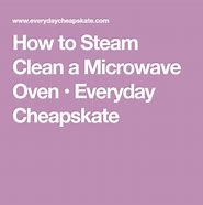 Image result for How to Clean a Microwave Oven with Vinegar