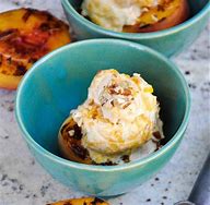 Image result for Homemade Peach Ice Cream