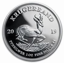 Image result for 2022 1 Oz South African Silver Krugerrand Coin