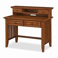 Image result for Arts and Crafts Cottage Oak Student Desk by Home Styles Furniture