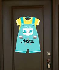 Image result for Baby Boy Door Hanger Sign