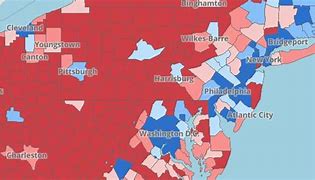 Image result for Pennsylvania Election Results by County Map