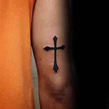 Image result for Simple Cross Tattoos for Men