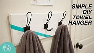 Image result for DIY Towel Hanger