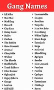 Image result for Coolest Gang Names