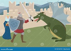 Image result for Knight and Dragon Comic Funny