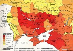Image result for Ukraine Famine Map