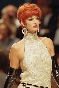 Image result for Linda Evangelista Red Hair 90s