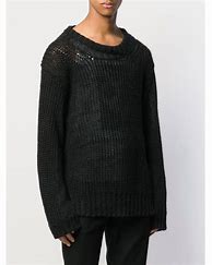 Image result for Oversized Black Sweater Men