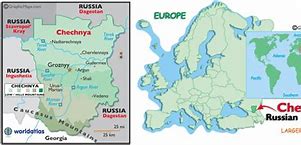 Image result for Where Is Chechnya Located On the World Map
