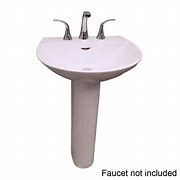 Image result for Barclay Hampshire 575 33-In H White Vitreous China Pedestal Sink Combo | 3-202WH