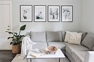 Image result for Simple Living Room Gallery Wall