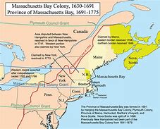 Image result for Map of Colonial New England Colonies