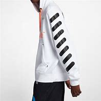 Image result for Off White X Nike Hoodie Black Unfinished