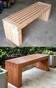 Image result for Cedar Bench DIY