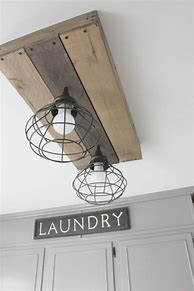 Image result for Farmhouse Laundry Room Lights