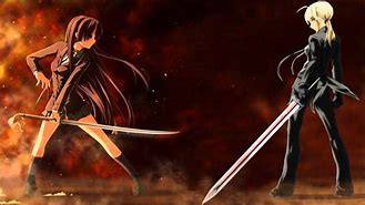 Image result for Anime Wallpaper Left Facing Battle