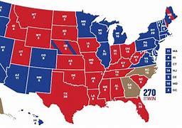 Image result for Map of Last Presidential Election by State