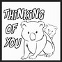 Image result for Thinking of You Friend Card Clip Art