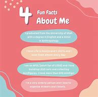 Image result for Fun Facts About Me for Work