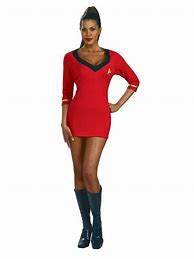 Image result for Star Trek Original Series Red Female Uniform