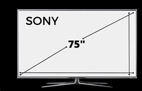 Image result for What Are Dimensions of 75 Inch TV