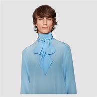 Image result for Blue Silk Shirt