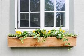 Image result for Cedar Window Planter Boxes