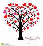 Image result for Tree with Hearts Drawing