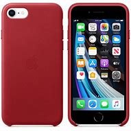 Image result for Red Leather Case for iPhone SE