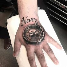 Image result for Compass Finger Tattoo