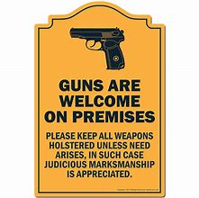 Image result for Funny Signs Yard Gun