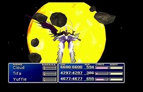 Image result for One Winged Angel Sephiroth Boss Fight