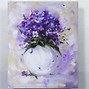 Image result for Violet Flower Painting