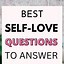 Image result for Self-Love Questions